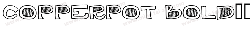 CopperPot Bold字体转换